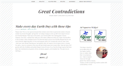 Desktop Screenshot of greatcontradictions.com