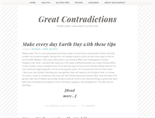 Tablet Screenshot of greatcontradictions.com